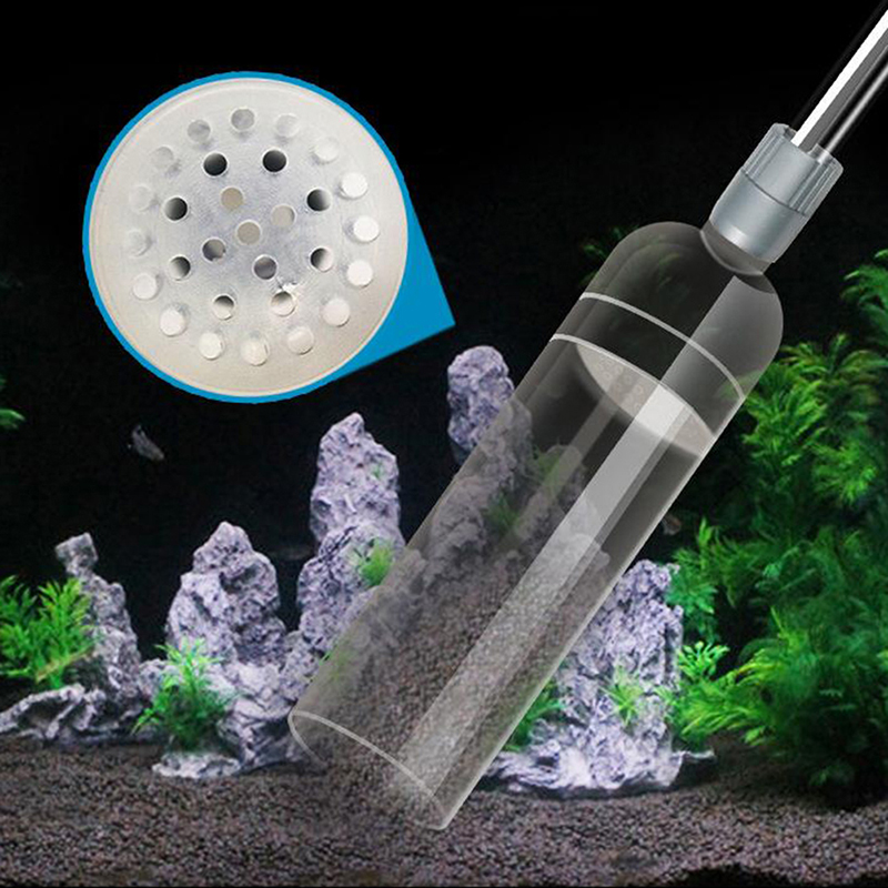 Planted Aquarium Cleaning - 1Pc Semi-automatic Aquarium Clean Vacuum Water