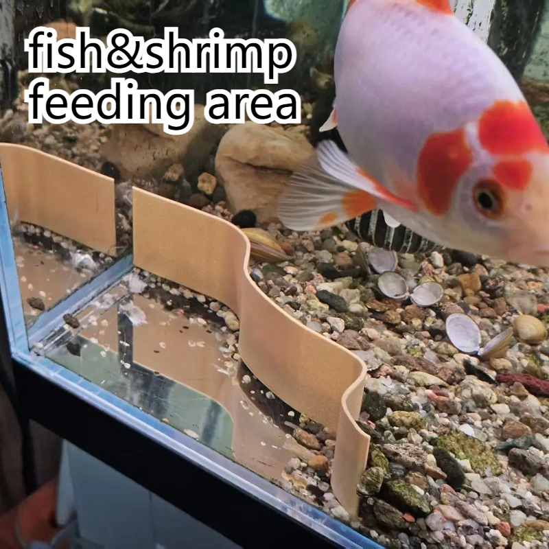 Aquarium Planted Tank Soil - 3D Printed Aquarium Corner Sand Baffle,