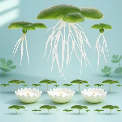 Aquarium Planted Tank - 2Packs Fake Duckweed for Aquarium Plastic