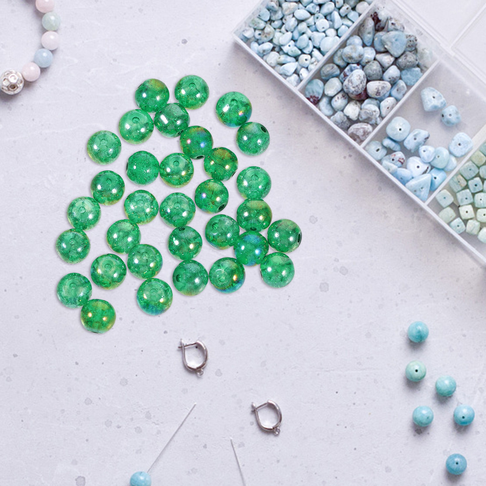50Pcs Glass Beads Decor for Aq - Aquarium Plant Original recensie en prijs