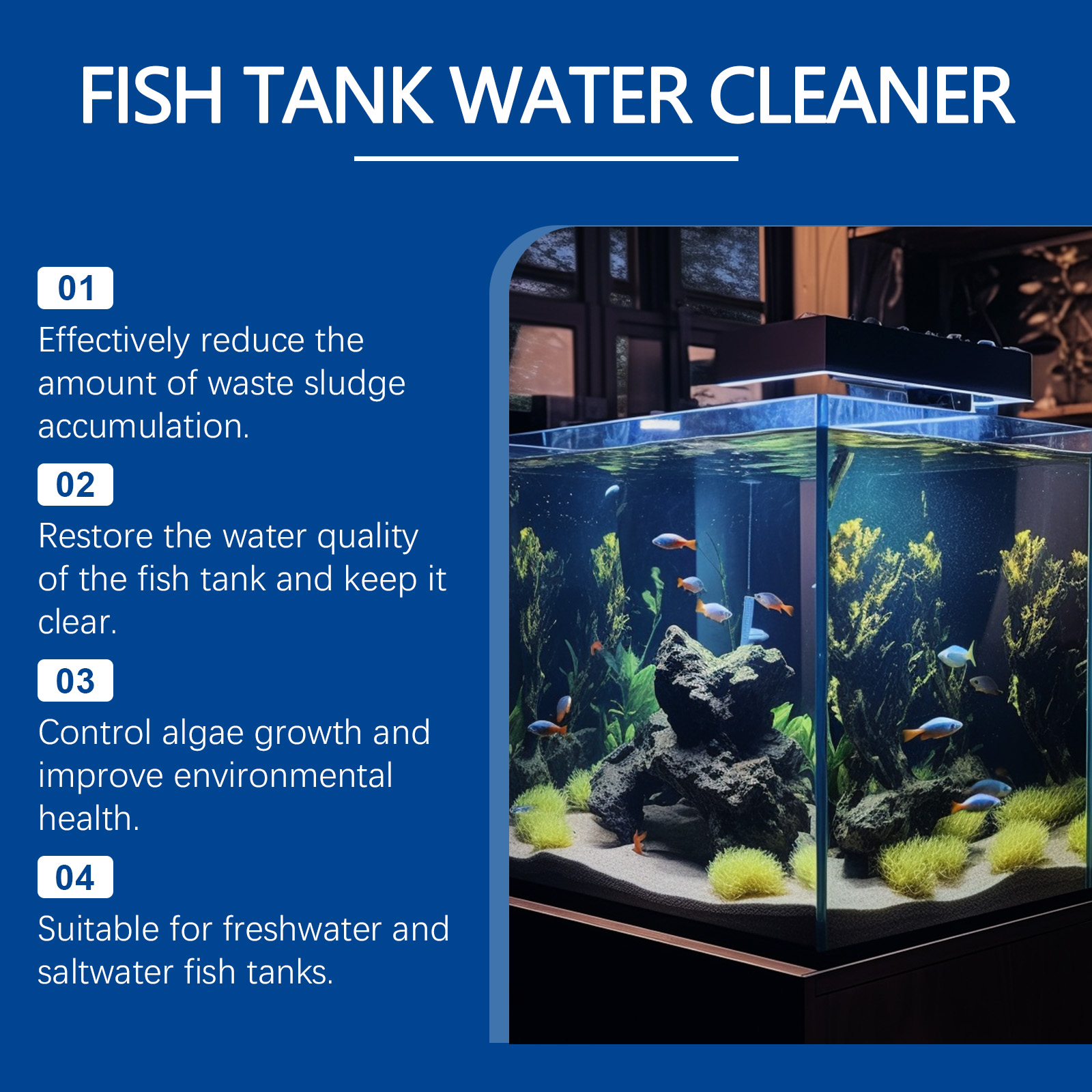 Aquarium Water Clarifier 100ml - Planted Aquarium Cleaning recensie en prijs