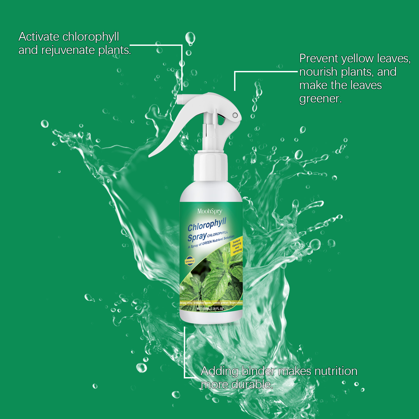 Moonspry Plant Chlorophyll Fol - Liquid Fertilizer All In recensie en prijs