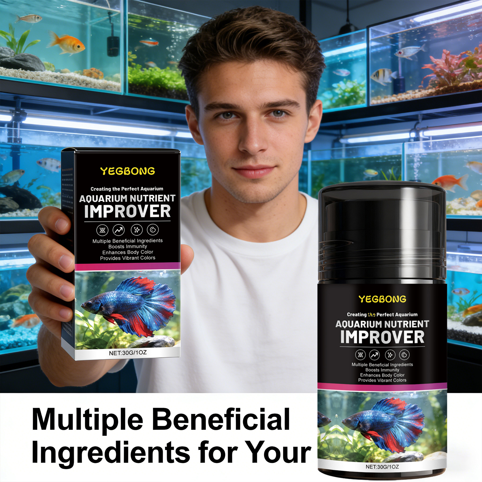 Aquarium Nutrient Improver Pro - Planted Aquarium Fertilizer recensie en prijs