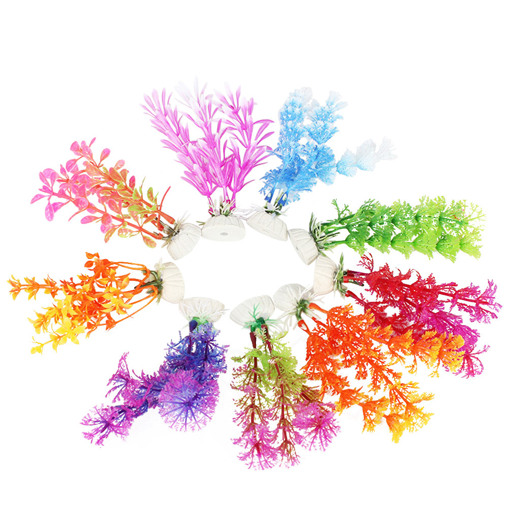 16Pcs Aquarium Artificial Wate - Aquarium Plant Yellowing recensie en prijs