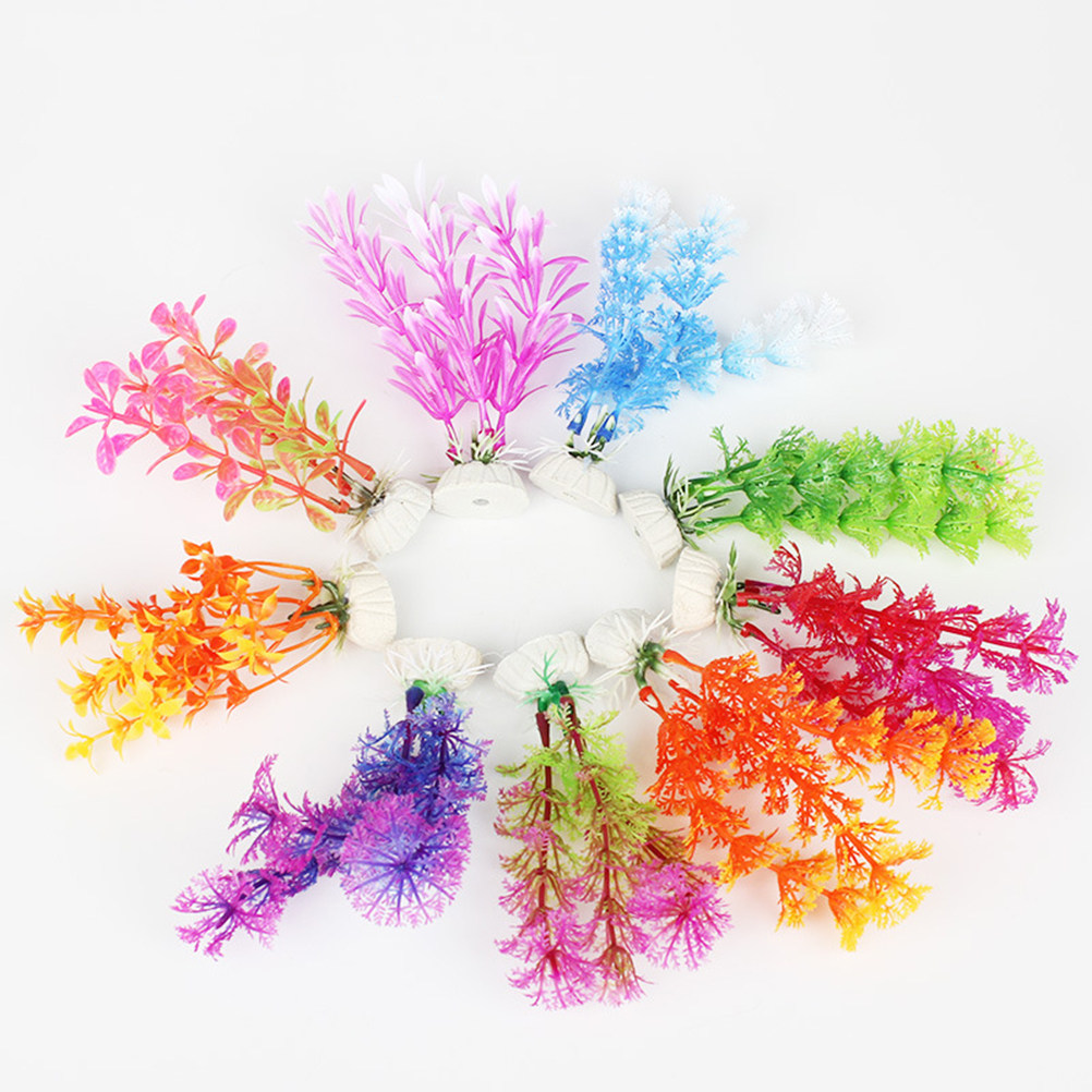 16Pcs Aquarium Artificial Wate - Aquarium Plant Yellowing recensie en prijs