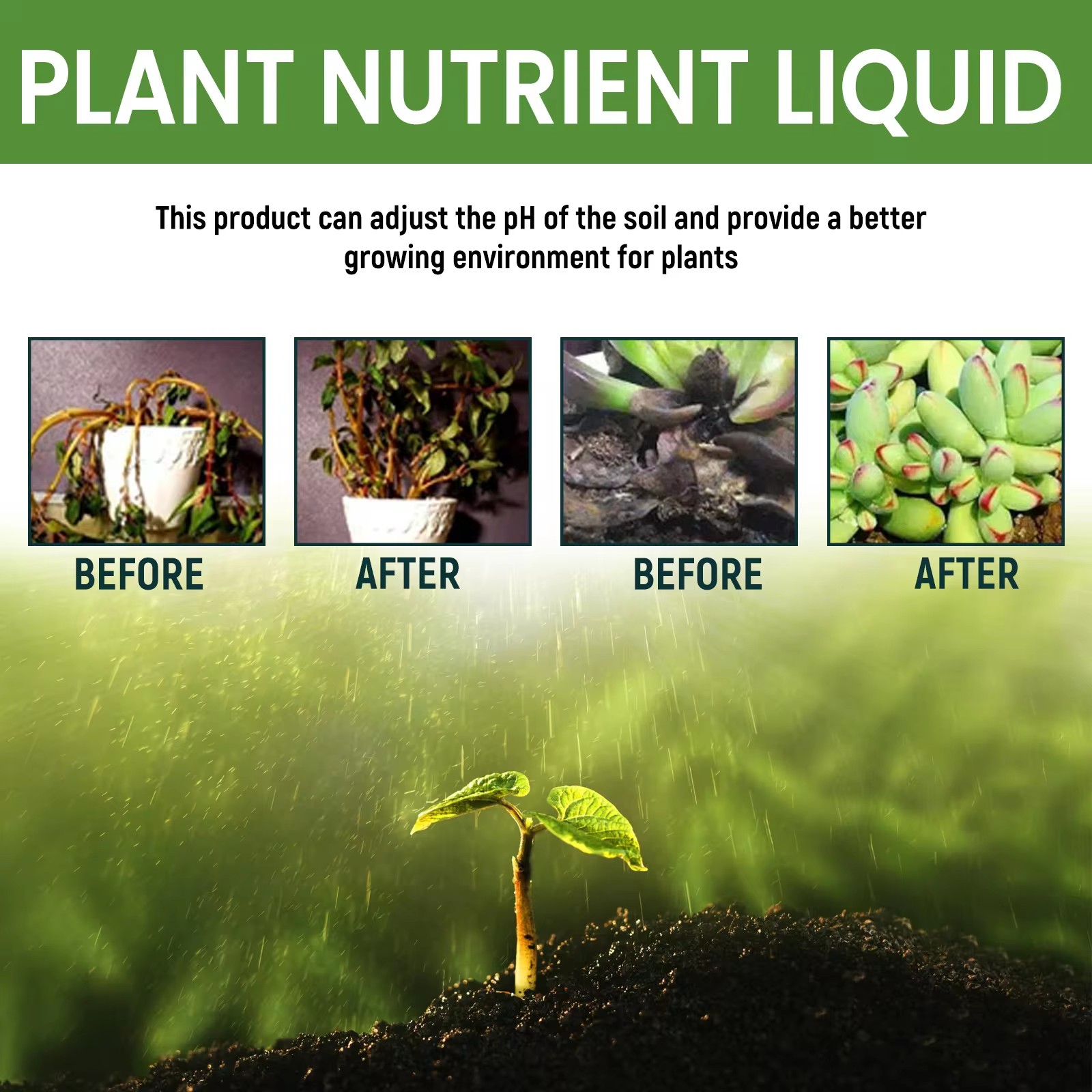 MOONSPRY 100ml Organic Potted  - Liquid Fertilizer All In recensie en prijs