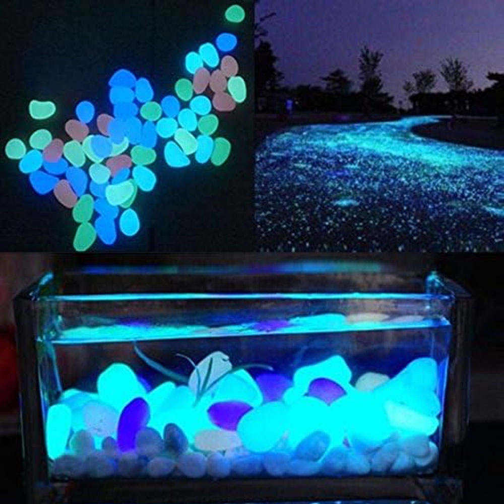 Fish Tank Rocks Glow Blue Pebb - Aquarium Plant Original recensie en prijs