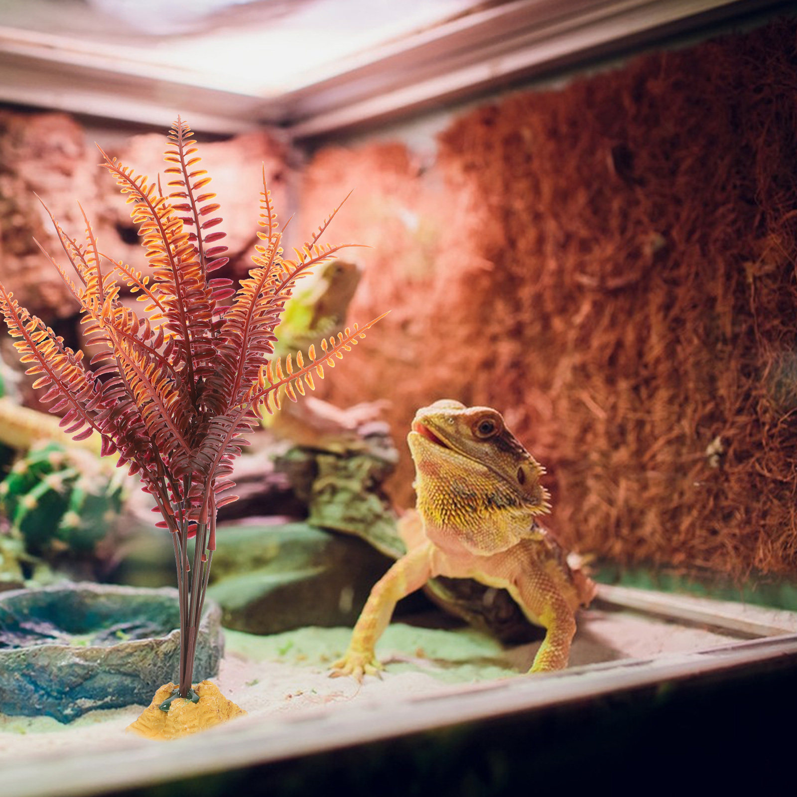 Reptile Terrarium Artificial Y - Aquarium Plant Yellowing recensie en prijs