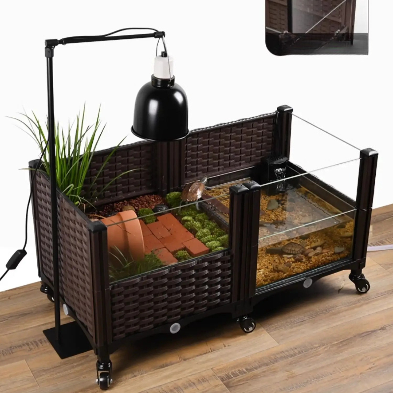 Eco Turtle Tank with Basking P - Aquarium Plant Yellowing recensie en prijs