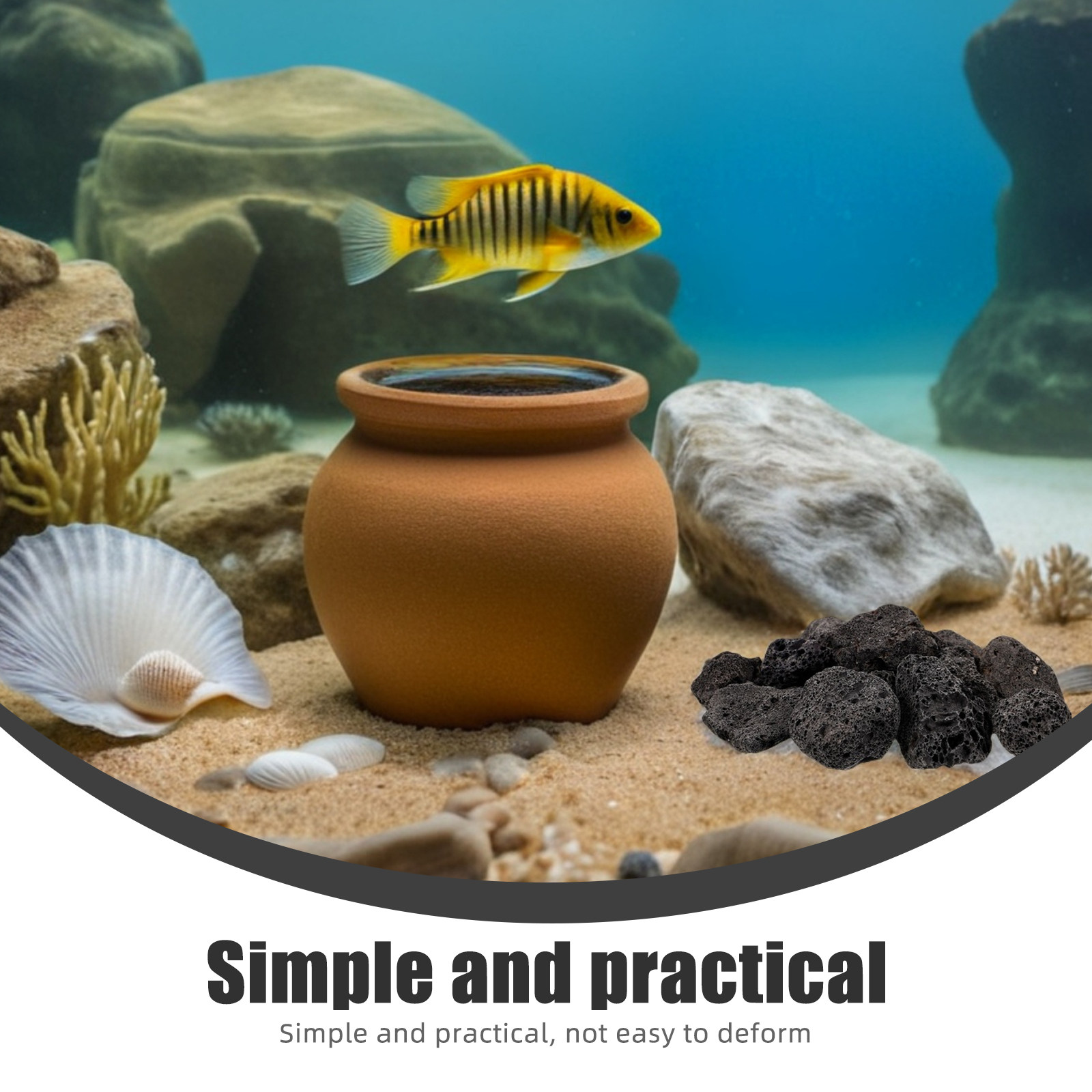 1Pack Natural Volcanic Stones  - Aquarium Plant Original recensie en prijs