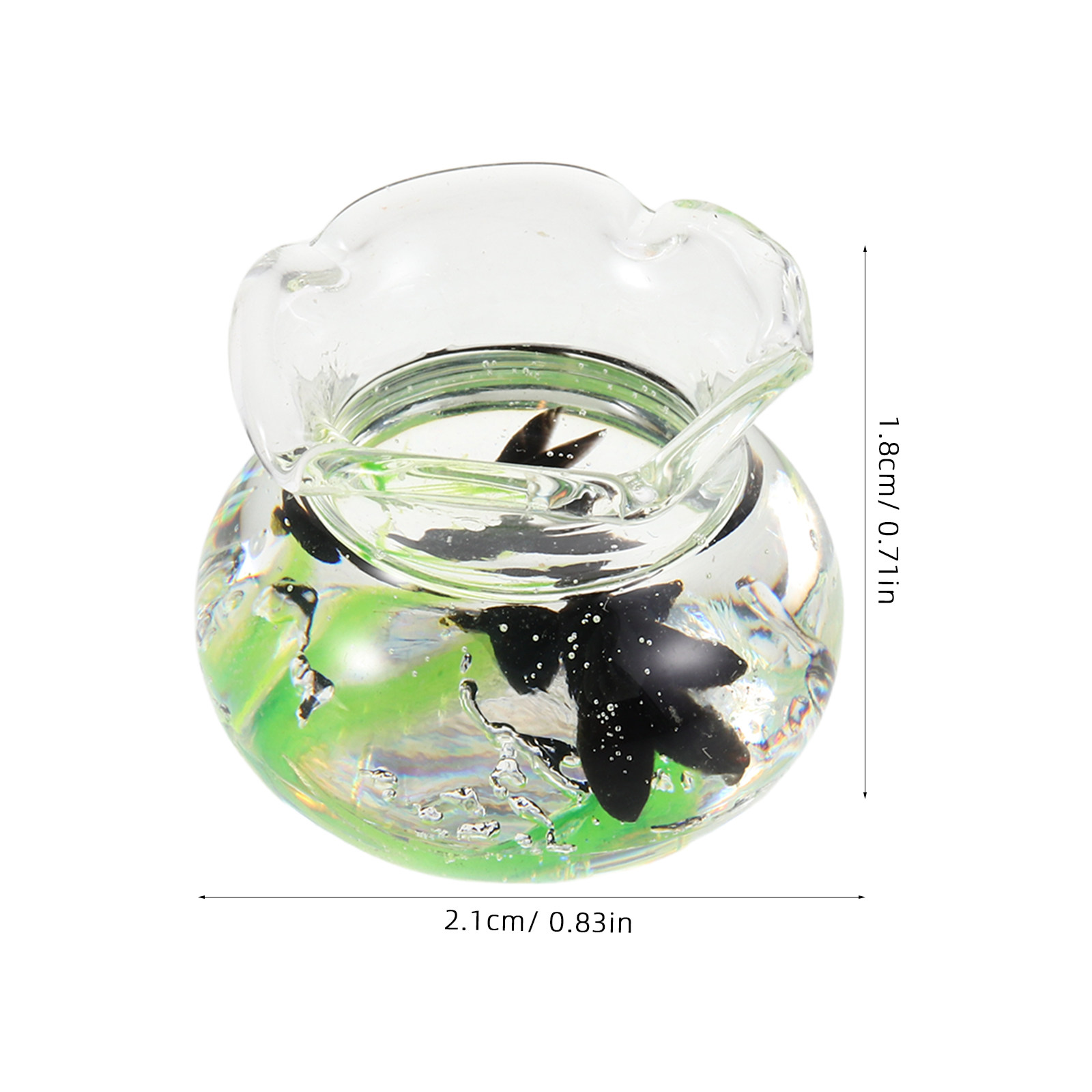 Mini Round Resin Fish Bowl Tin - Aquarium Plant Original recensie en prijs