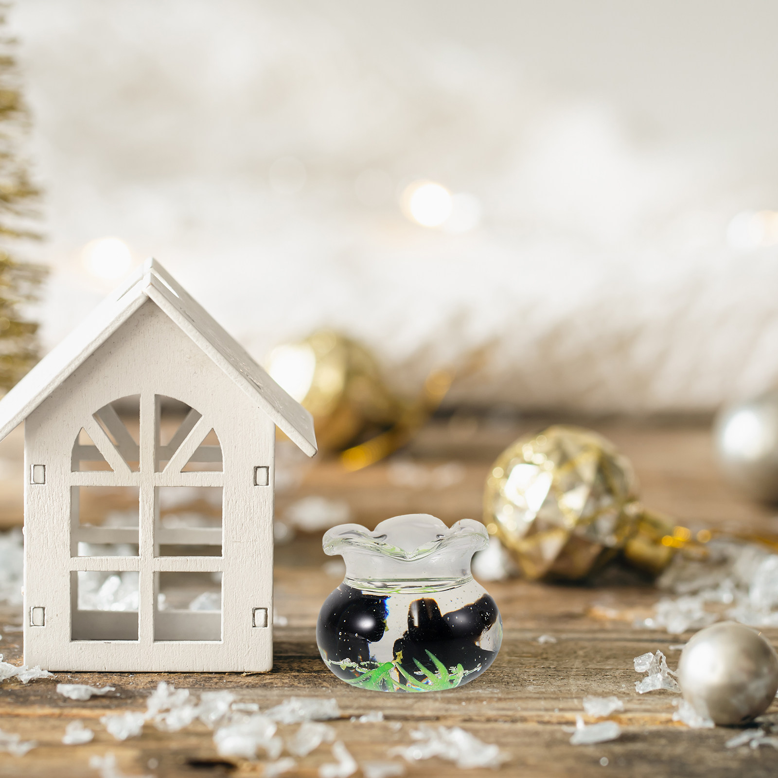 Mini Round Resin Fish Bowl Tin - Aquarium Plant Original recensie en prijs