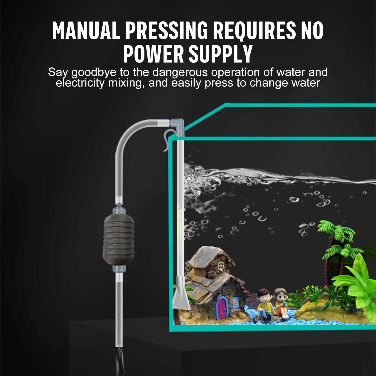 Aquarium Water Changer Siphon  - Planted Aquarium With Sand recensie en prijs
